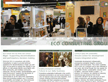 Tablet Screenshot of eco-consult.com